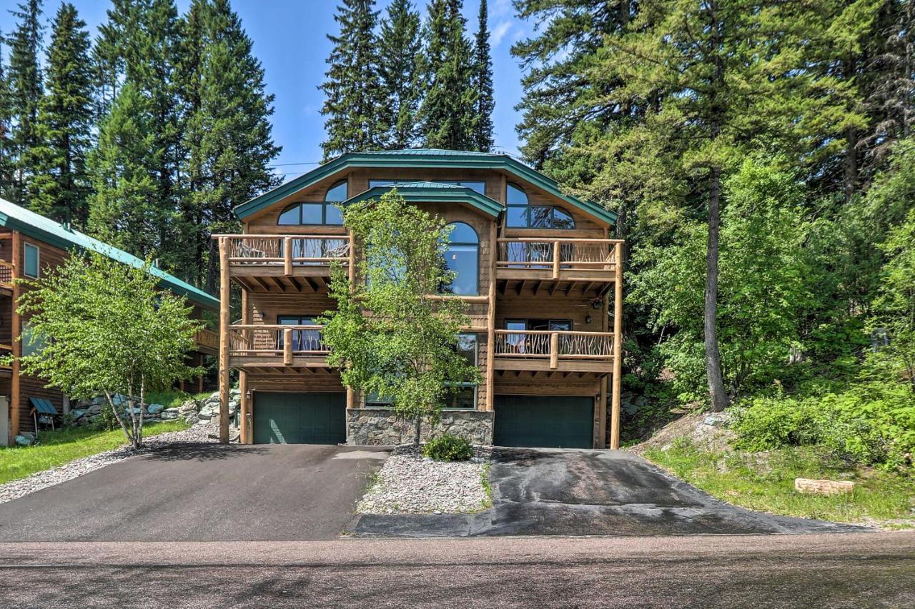 Rustic Home On Whitefish Mountain, Near Ski Run! Luaran gambar