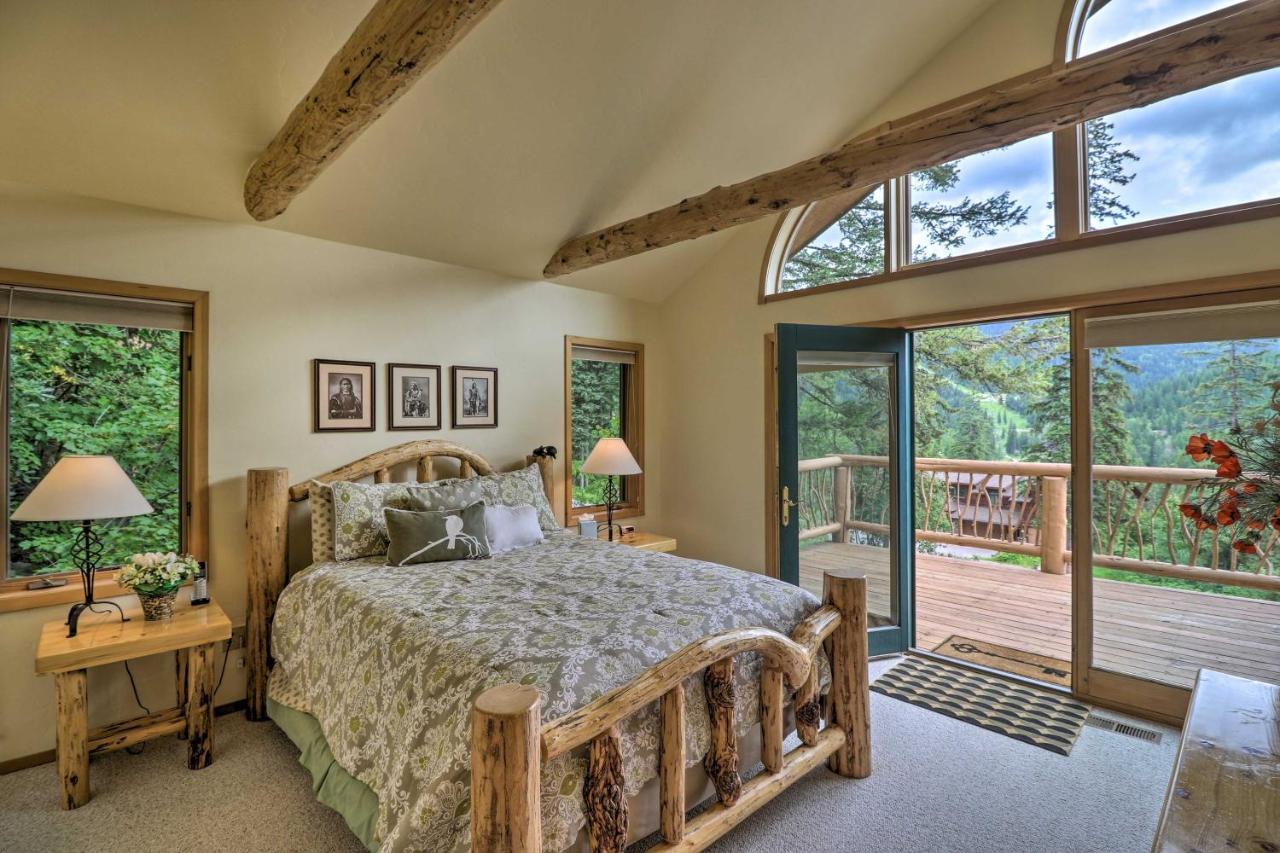 Rustic Home On Whitefish Mountain, Near Ski Run! Luaran gambar