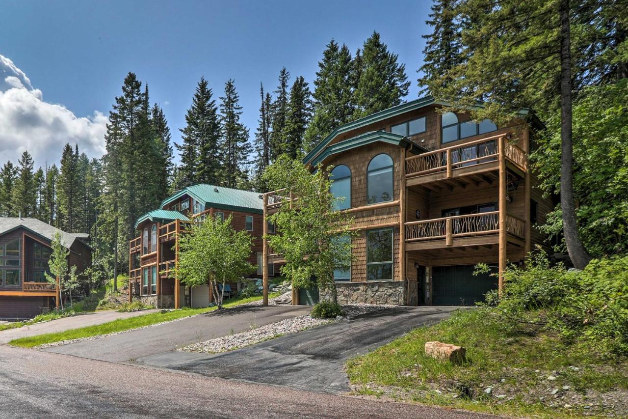 Rustic Home On Whitefish Mountain, Near Ski Run! Luaran gambar