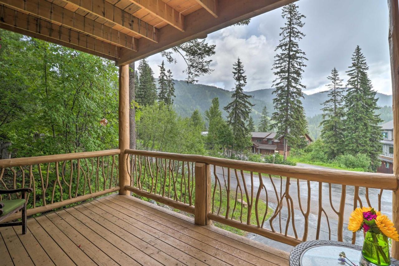 Rustic Home On Whitefish Mountain, Near Ski Run! Luaran gambar