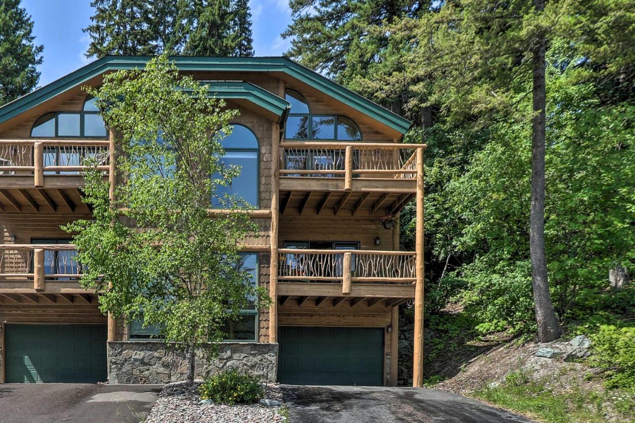 Rustic Home On Whitefish Mountain, Near Ski Run! Luaran gambar